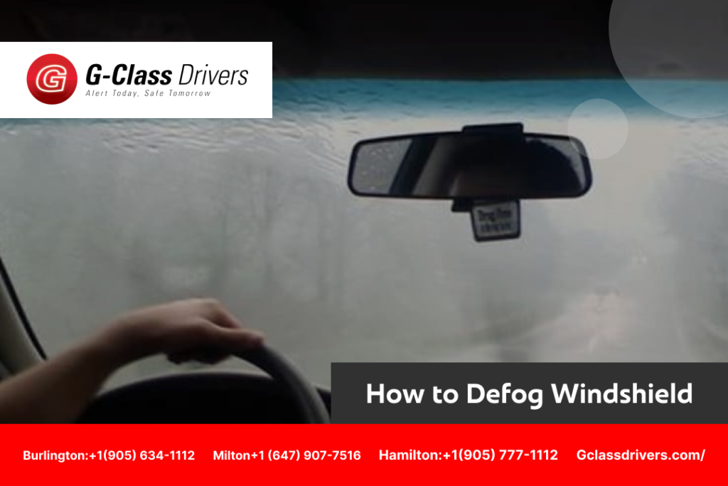 how to defog windshield