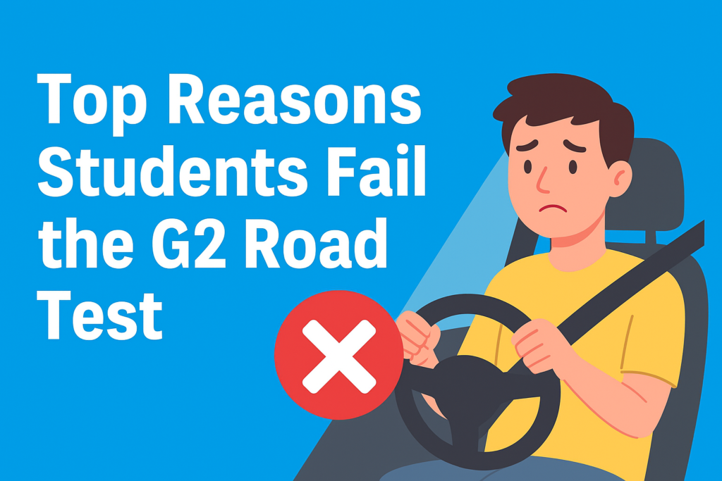 Top Reasons Students Fail the G2 Road Test and How to Avoid Them
